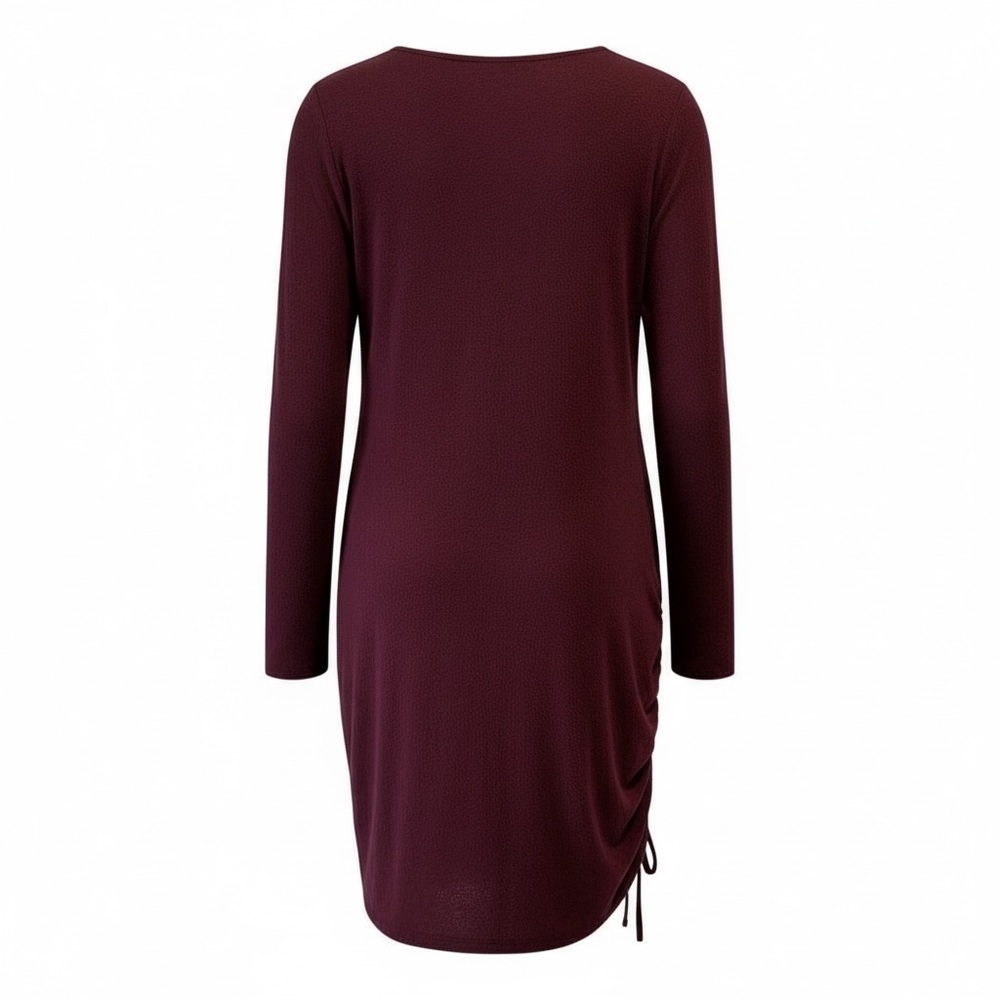 Nine West Burgundy Sweater Dress – Size M - Picture 3 of 3